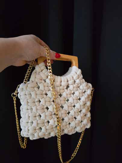Diy macrame tas Shella