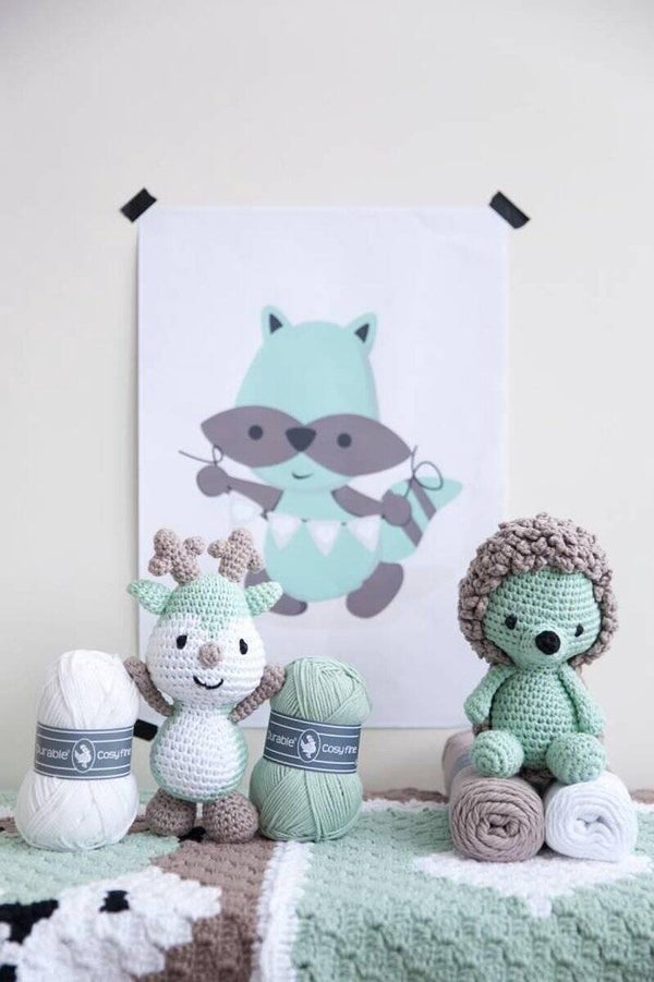 Dendennis Haakpakket Little Woodland Adventures amigurumi groen