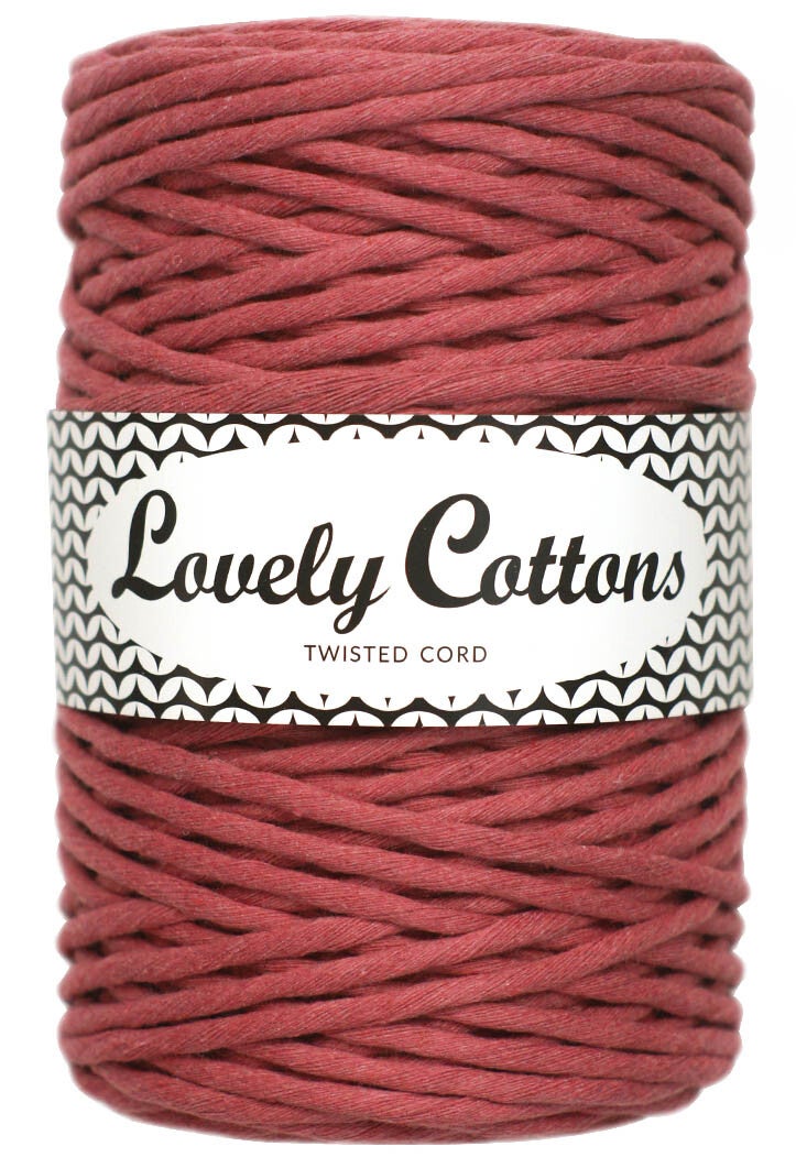 dirty pink 3mm single twist