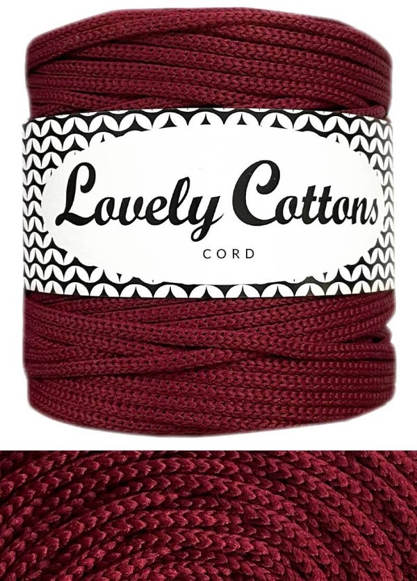 burgundy 3mm polyester