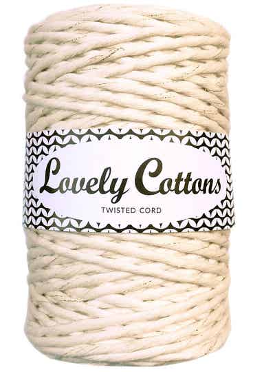 naturel met goud 3mm single twist