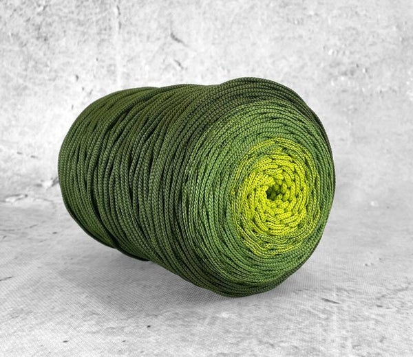 OMBRE KHAKI/ AVOCADO/ LIME – 3mm polyester