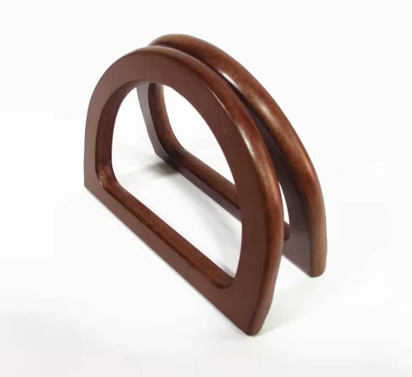 Houten handvaten tas