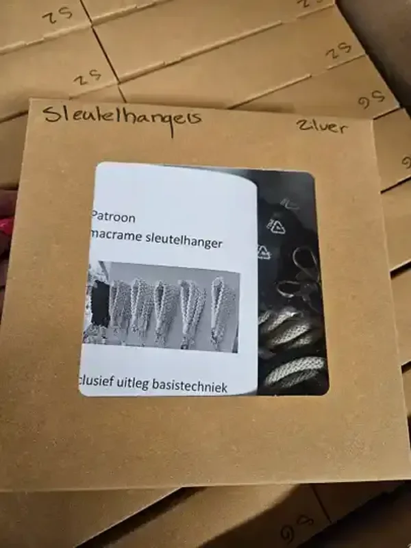 macrame pols sleutelhanger