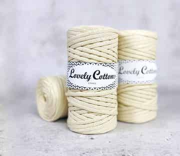 vanille 5mm polyester flat