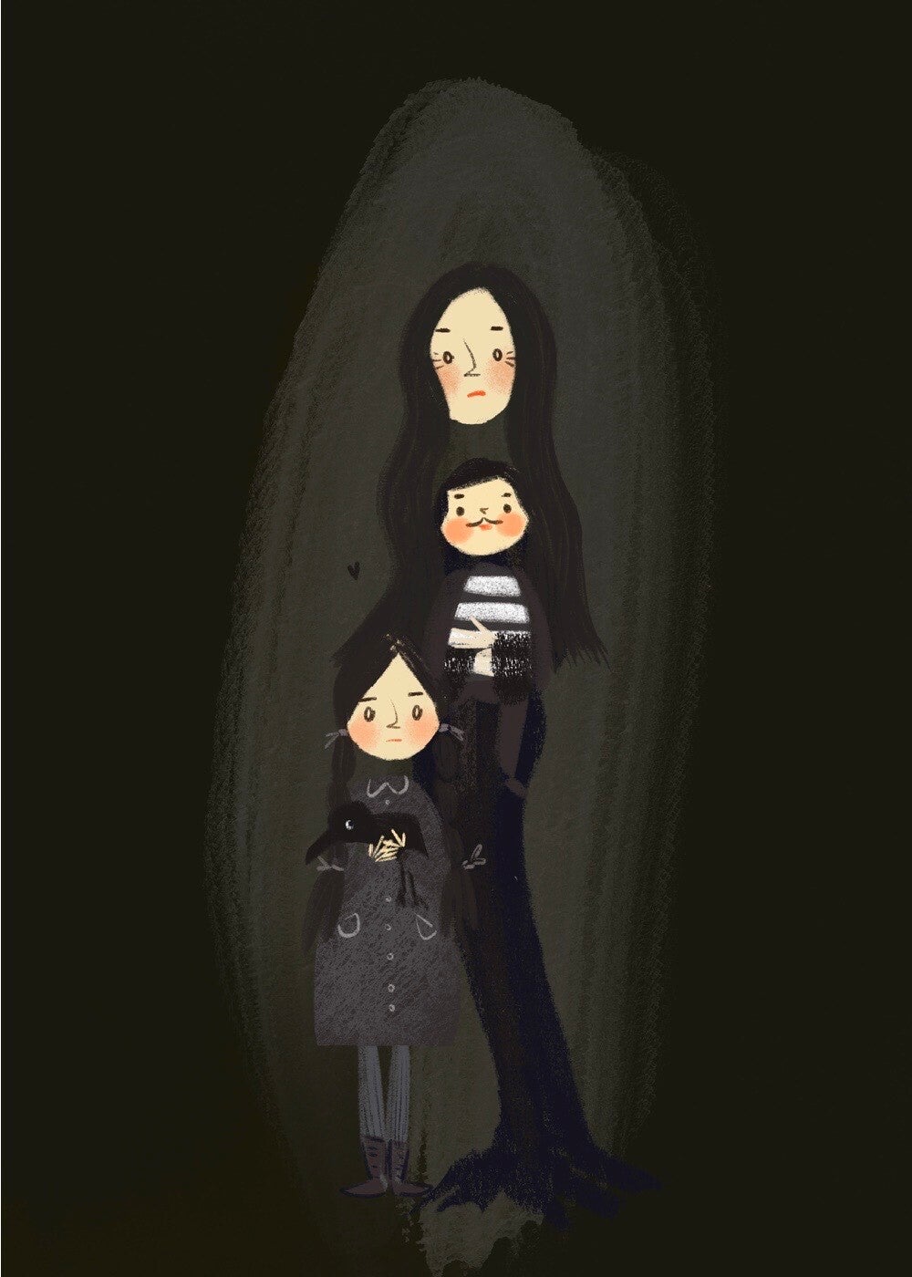 Dark and Gloomy Portrait