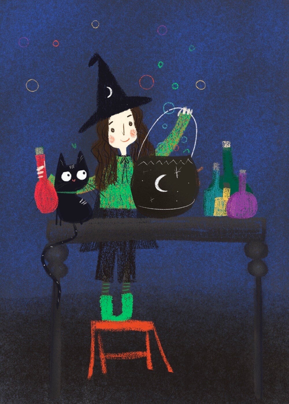 Little Witch and Bernard the Cat