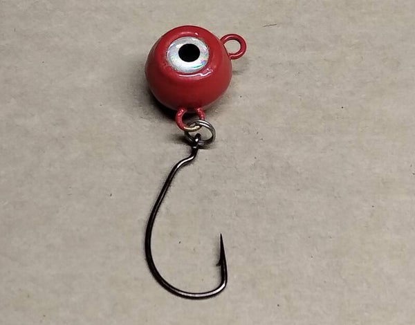 boat bait jig red 3oz