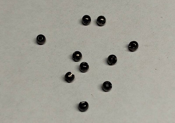 beads slotted tungsten 4mm 10pack