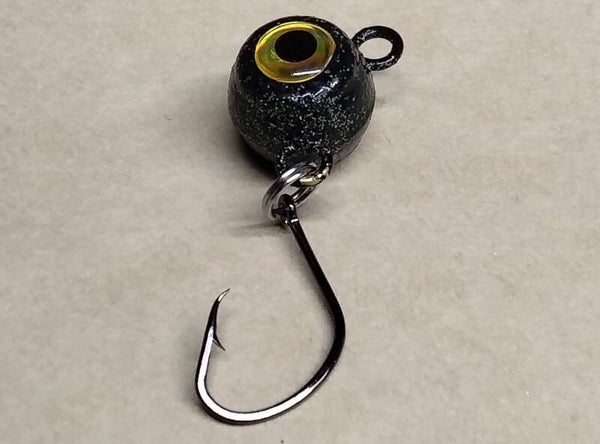 boat bait jig speckled black 2oz eye colour will vary