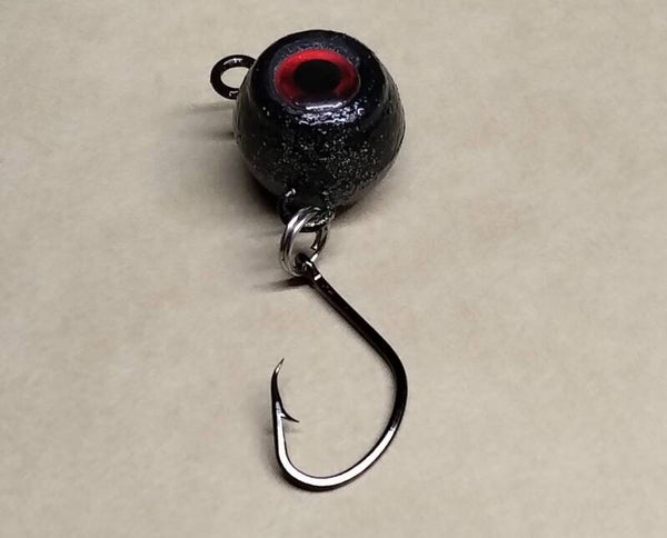 boat bait jig speckled black 3oz eye colour will vary