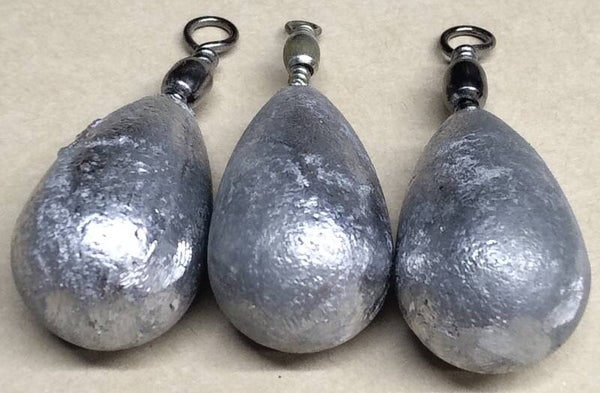 boat cod sinker 3oz 3 pack