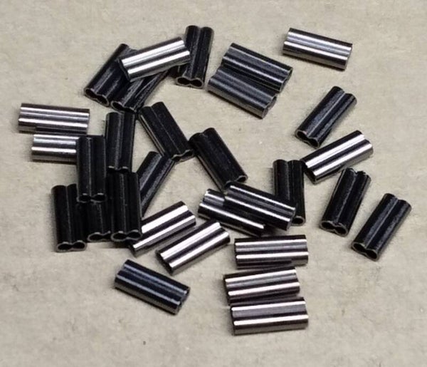 boat double copper crimps 1.6mm 30 pack
