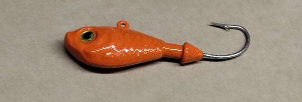 boat jig 55gms orange eye colour will vary