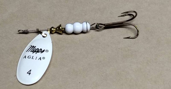 boat lure 9gms white