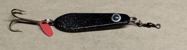 boat lure speckled black 44gms