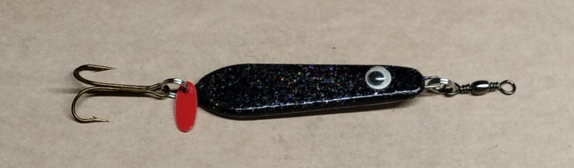 boat lure speckled black 58gms
