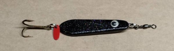 boat lure speckled black 58gms