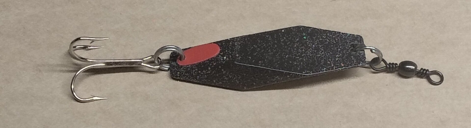 boat lure speckled black 66gms