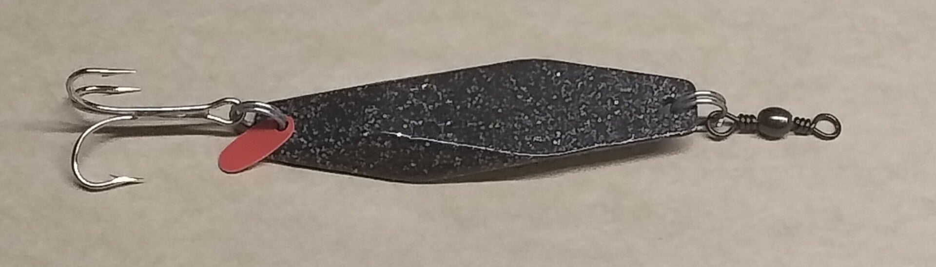 boat lure speckled black 85gms