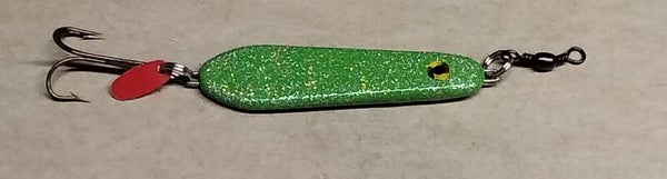 boat lure speckled green 58gms