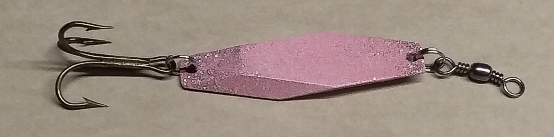 boat lure speckled pink 60gms