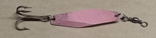 boat lure speckled pink 60gms