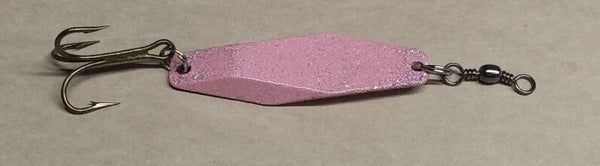 boat lure speckled pink 70gms