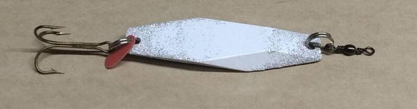 boat lure speckled white 60gms