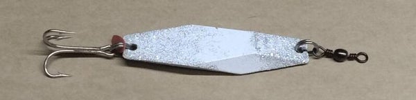 boat lure speckled white 90gms