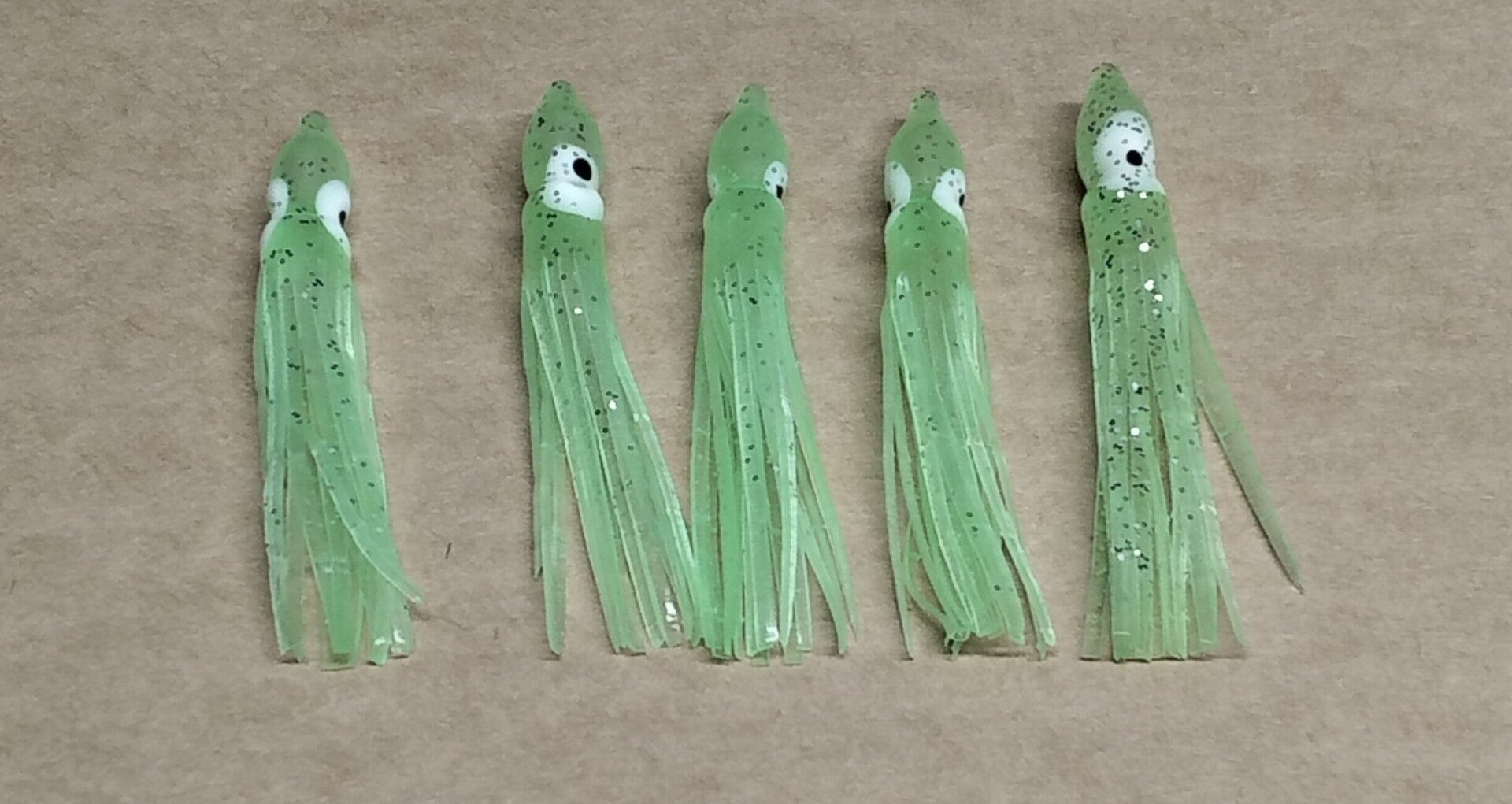 boat squid skirts 5 per pack can be used on jigs or droppers 65mm long