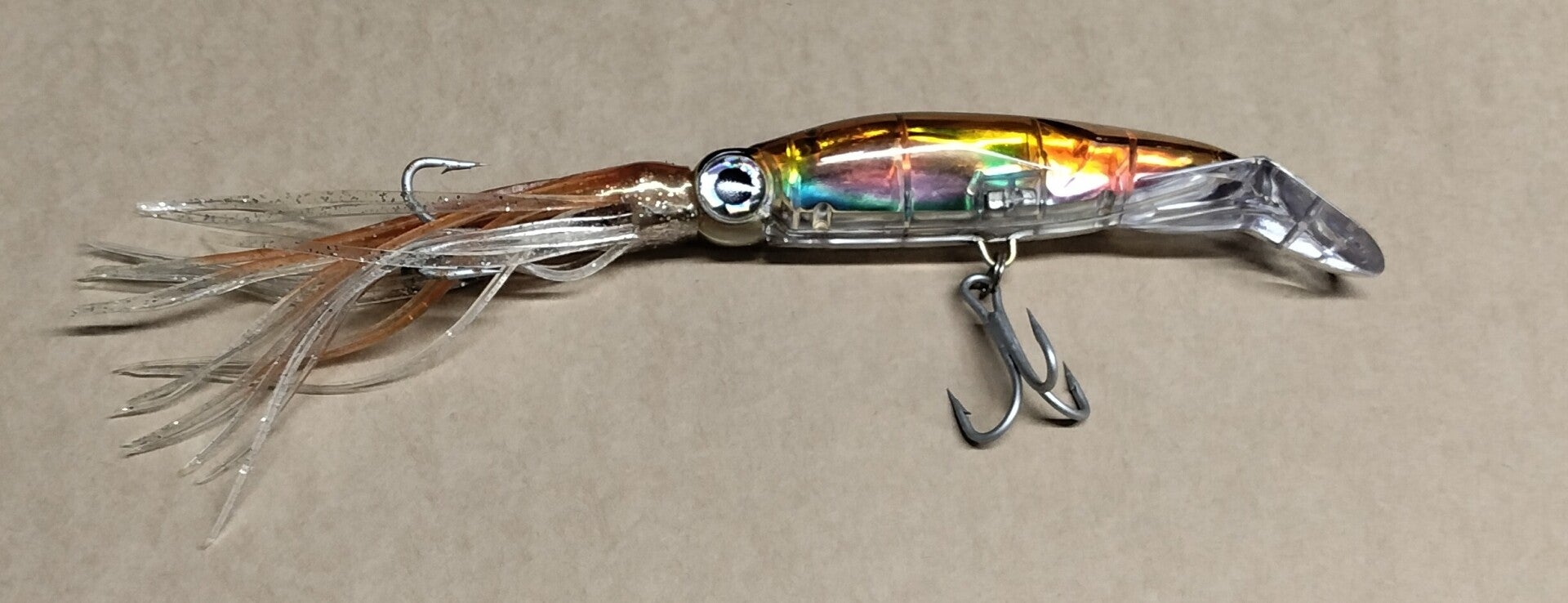 boat trolling lure brown 40gms 230mm