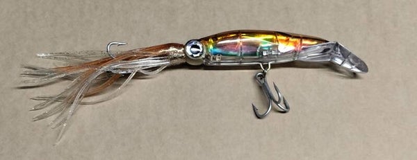 boat trolling lure brown 40gms 230mm