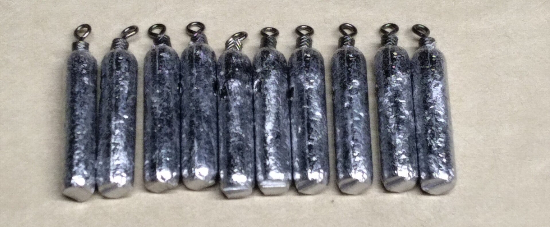 canal dropshot sinkers 5.0gms 10 per pack