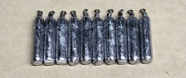 canal dropshot sinkers 6.9gms 10 per pck