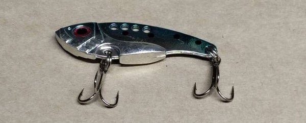 canal trout lures blue silver 10gms