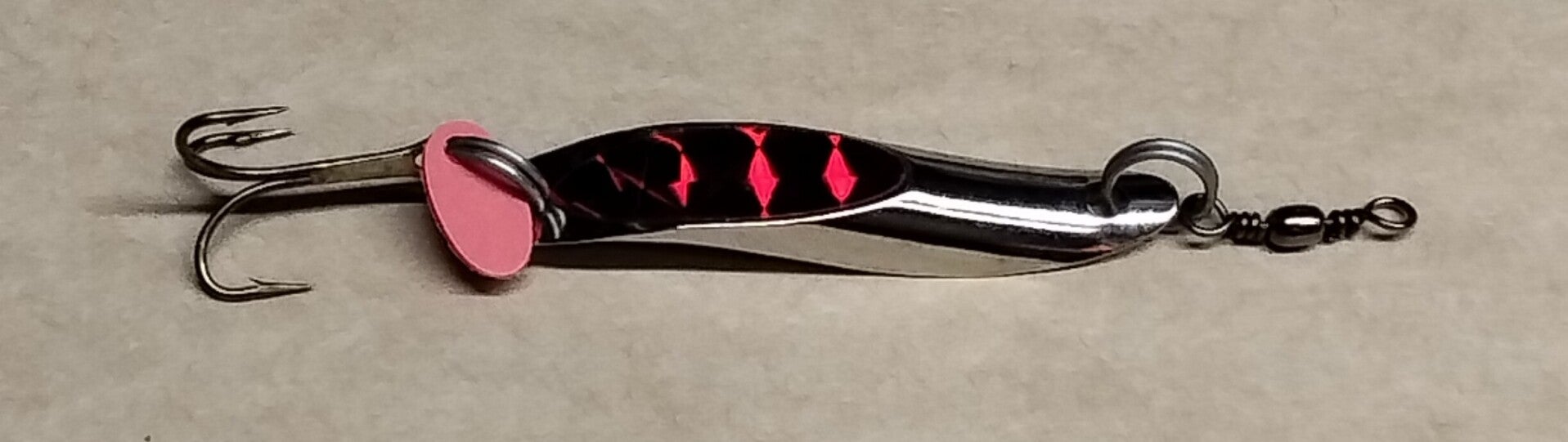 kawhai lure slim jig red flash 20gms