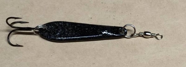 kawhai lure speckled black 30gms