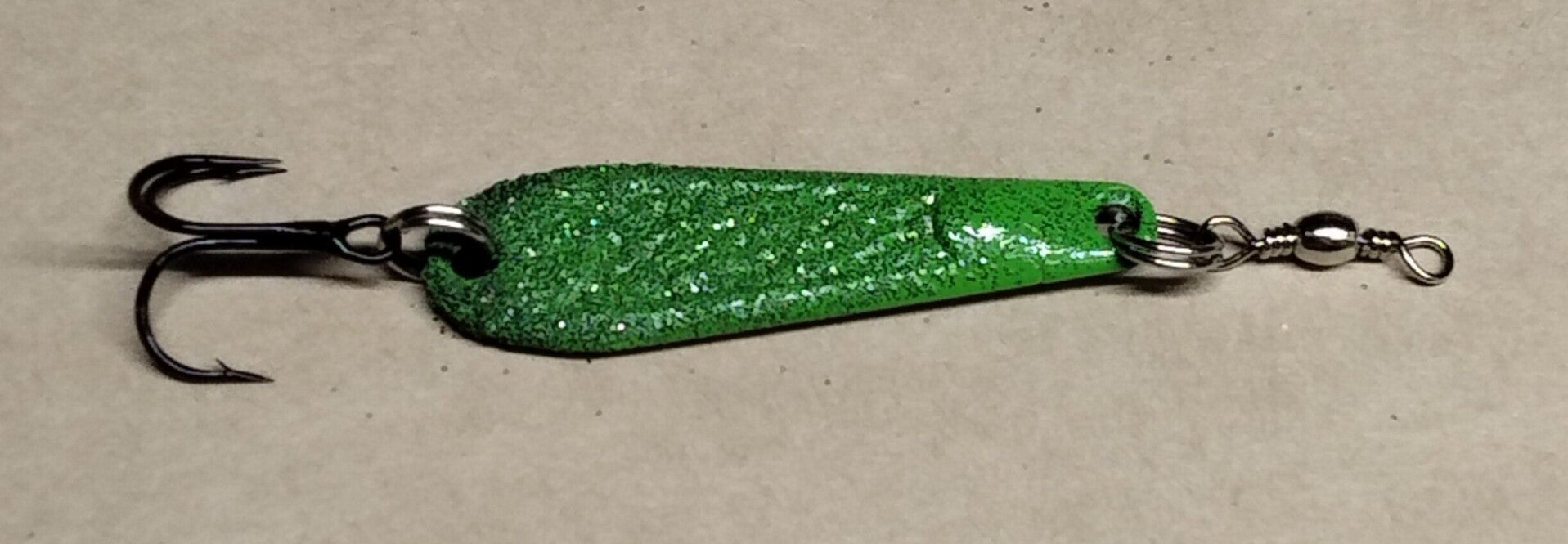 kawhai lure speckled green 30gms