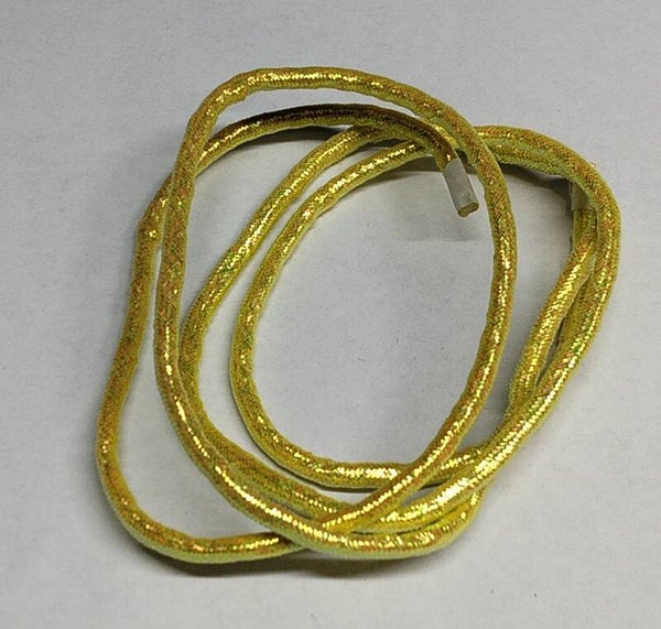 mylar tubing  gold thick