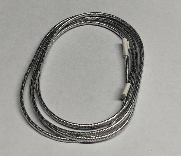 mylar tubing  silver thin