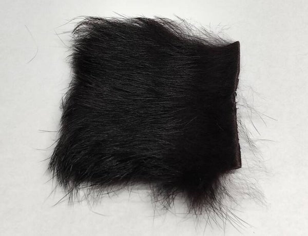 rabbit fur black