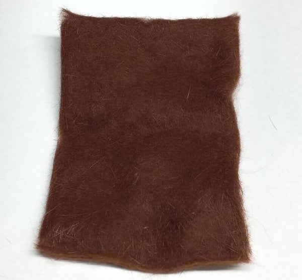 rabbit fur dubbing red brown