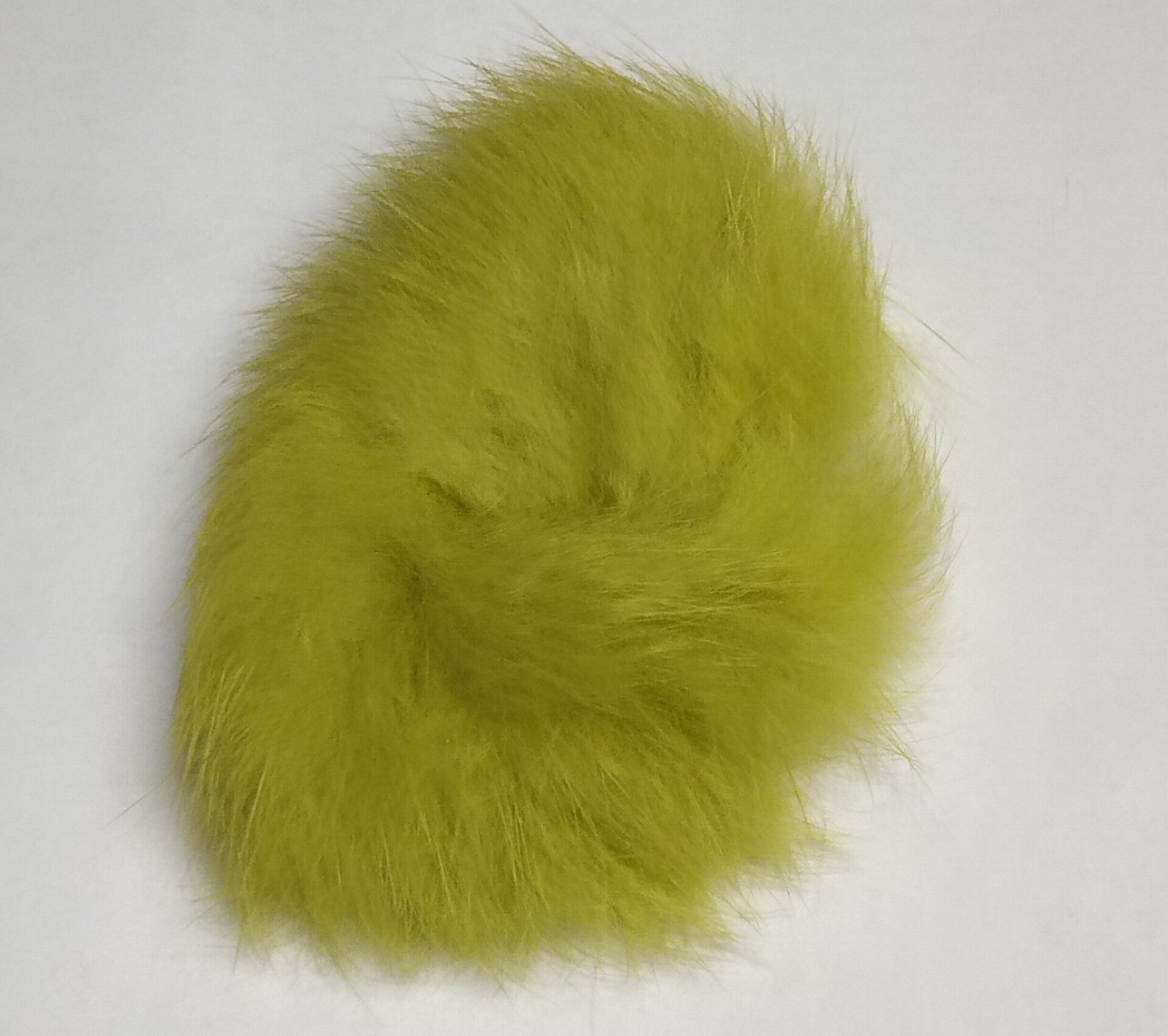 rabbit fur light olive