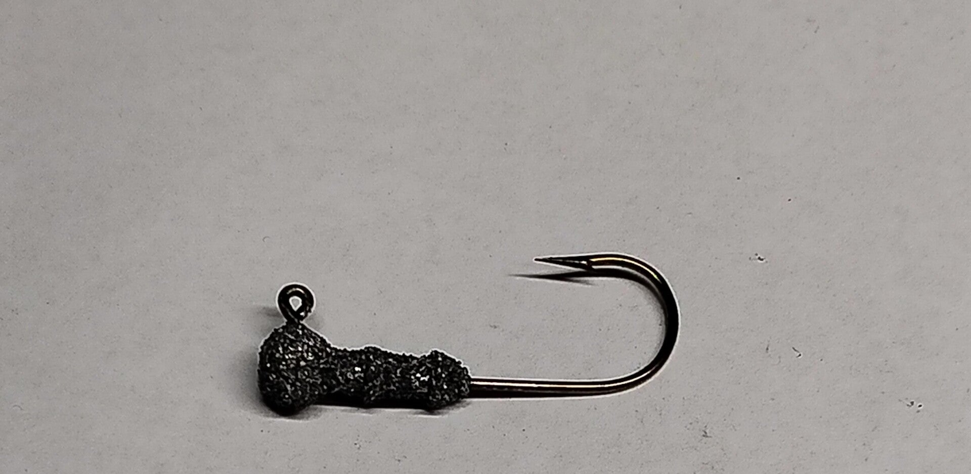 round head trout jig 2.2 gms speckled grey