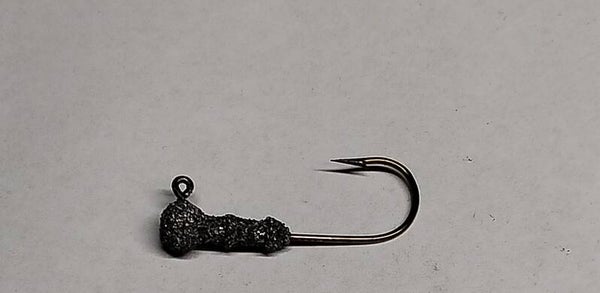round head trout jig 2.2 gms speckled grey