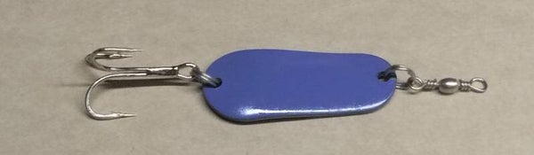 salmon spoon lure blue 28gms