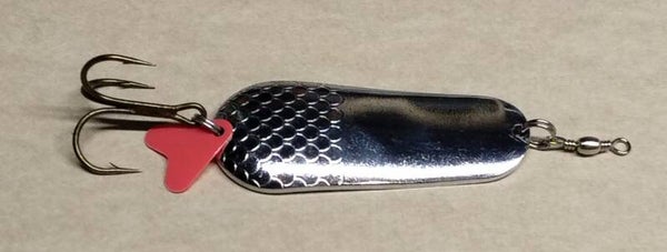 salmon spoon silver jig 40gms