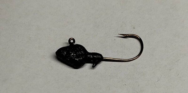 minnow trout jigs 4.2 gms speckled black