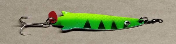 toby 13 gms  trout green yellow